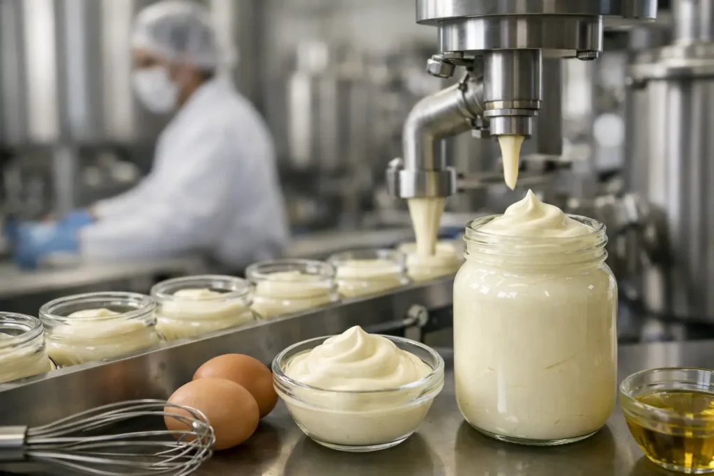 How Is Commercial Mayonnaise Made?