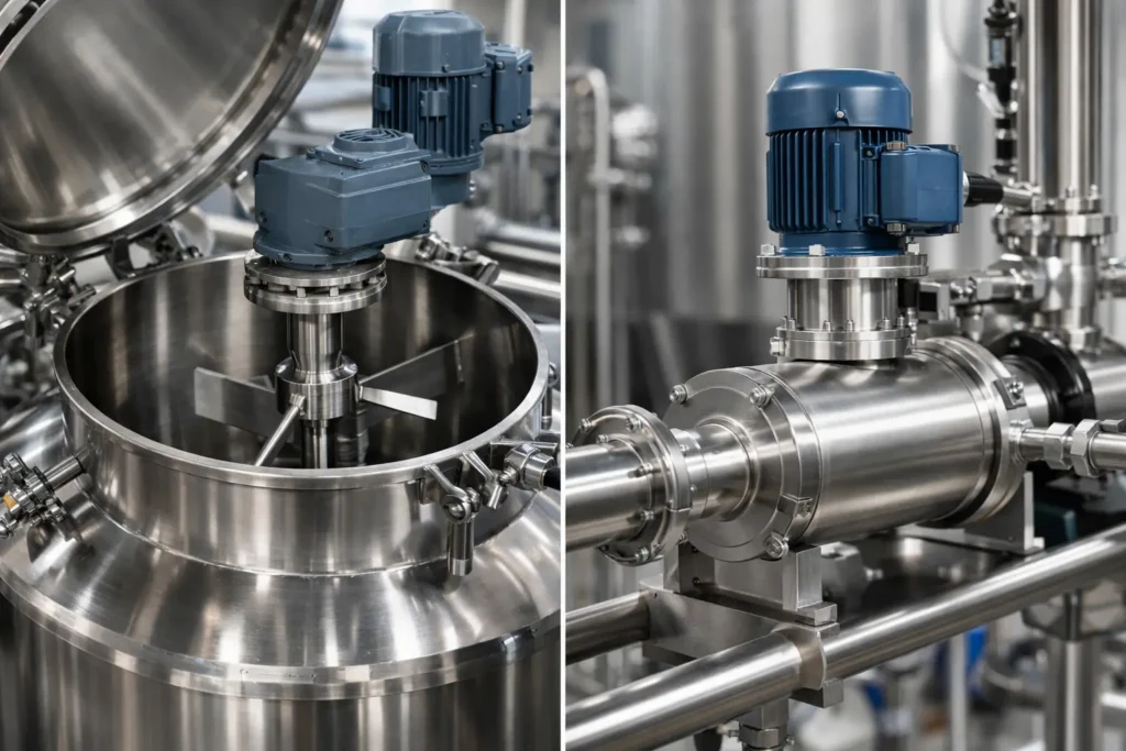 Batch Mixer Versus Inline Mixer