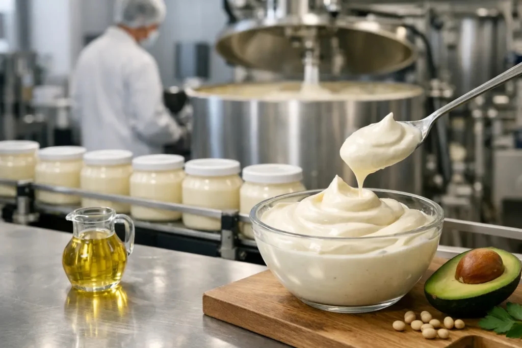 How to Mix Vegan Mayo at Production Scale