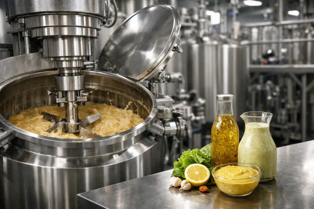 Best Mixer for Dressings at Production Scale