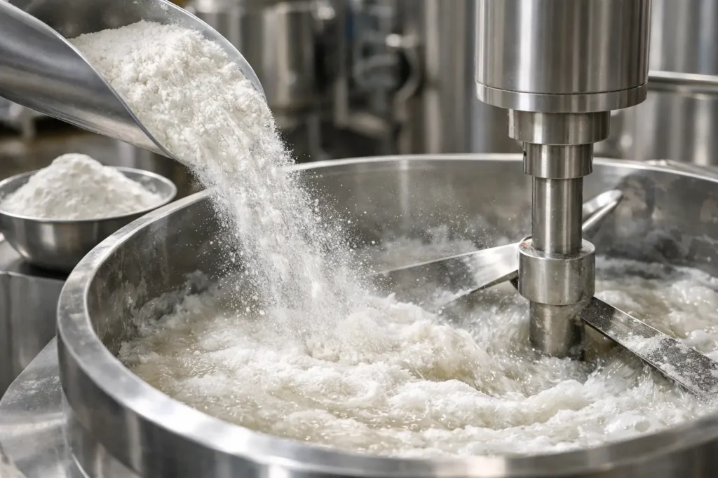 How to Disperse Dry Powders in Food Mixing