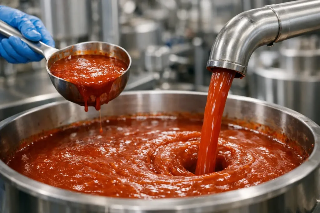 How to Reduce Sauce Aeration in Production