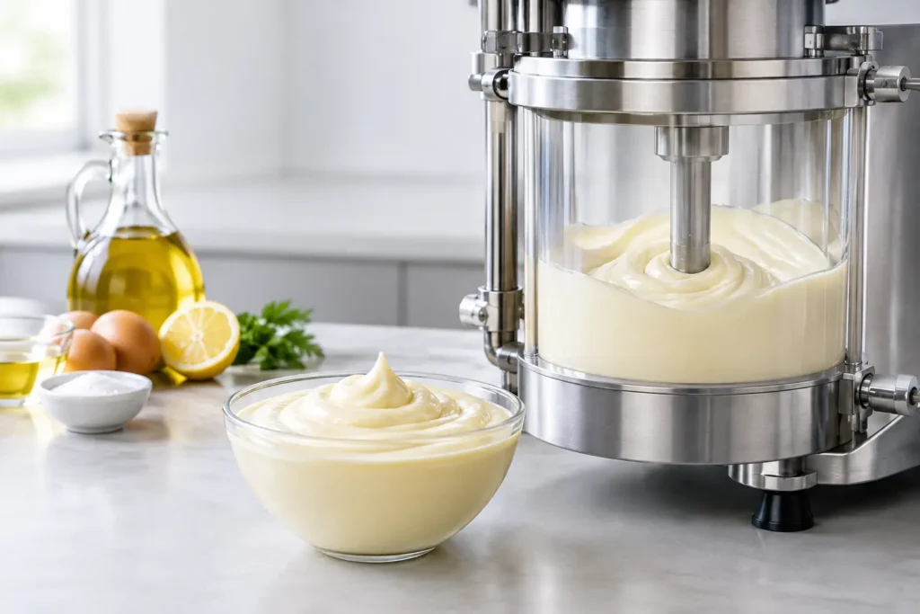 Can Vacuum Mixers Reduce Bubbles in Mayonnaise?